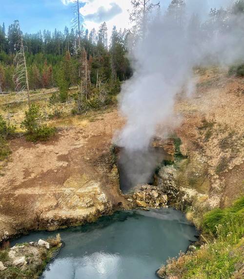 Dragon's Mouth in Yellowstone National Park